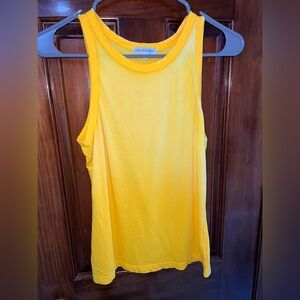 Cotton Citizen Sunny Yellow Tank Top MADE in USA